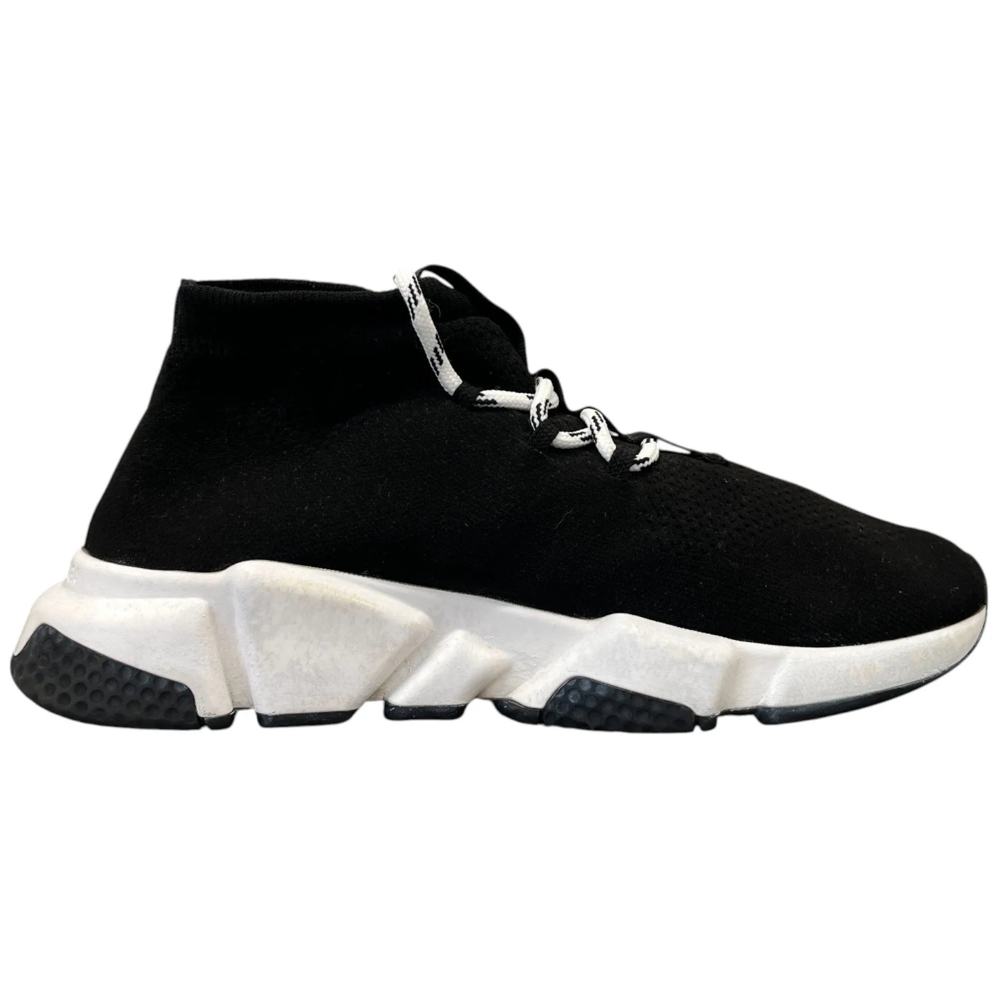 Women's Lace Up Speed Socks High Trainers Black Size EU 39 / UK 6