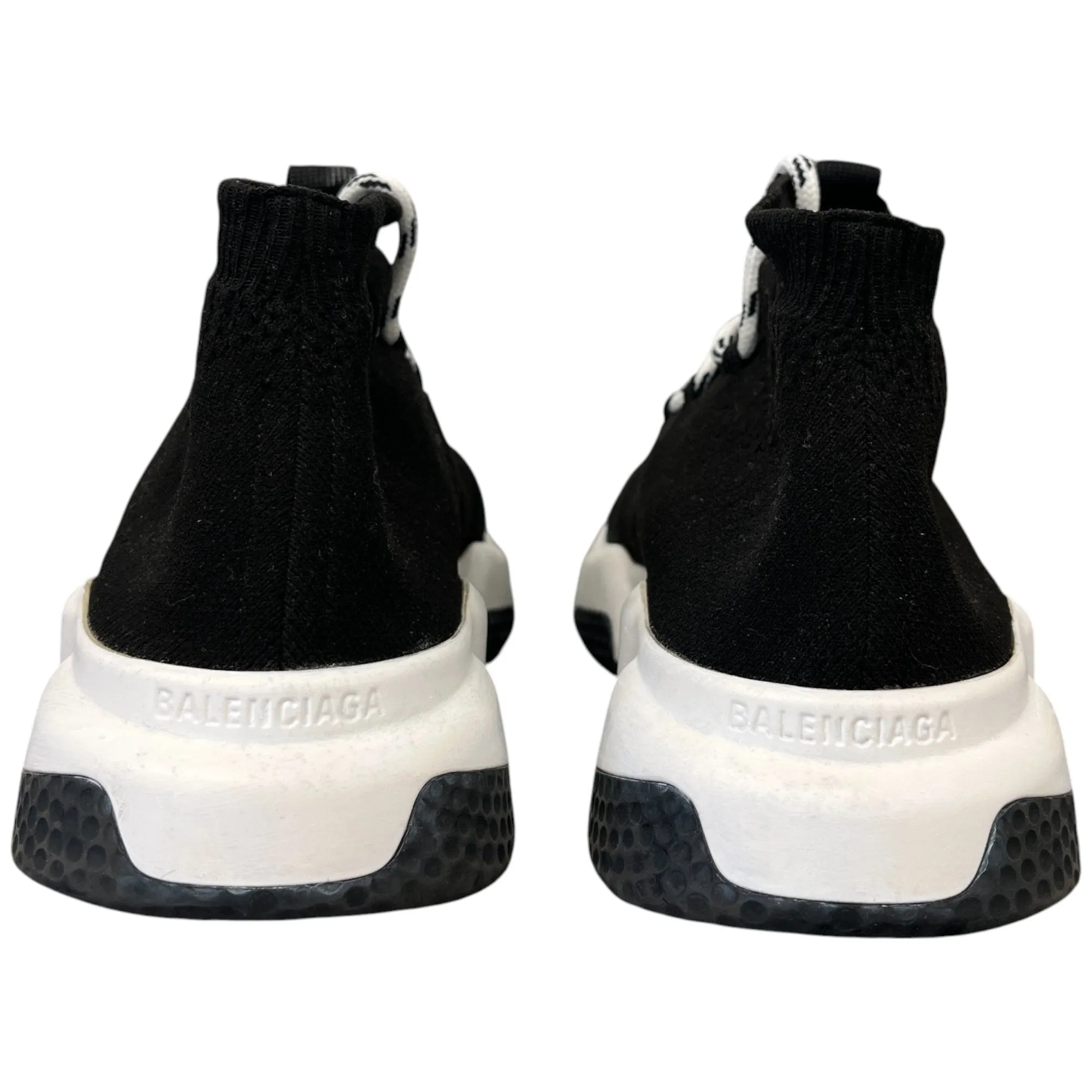 Women's Lace Up Speed Socks High Trainers Black Size EU 39 / UK 6